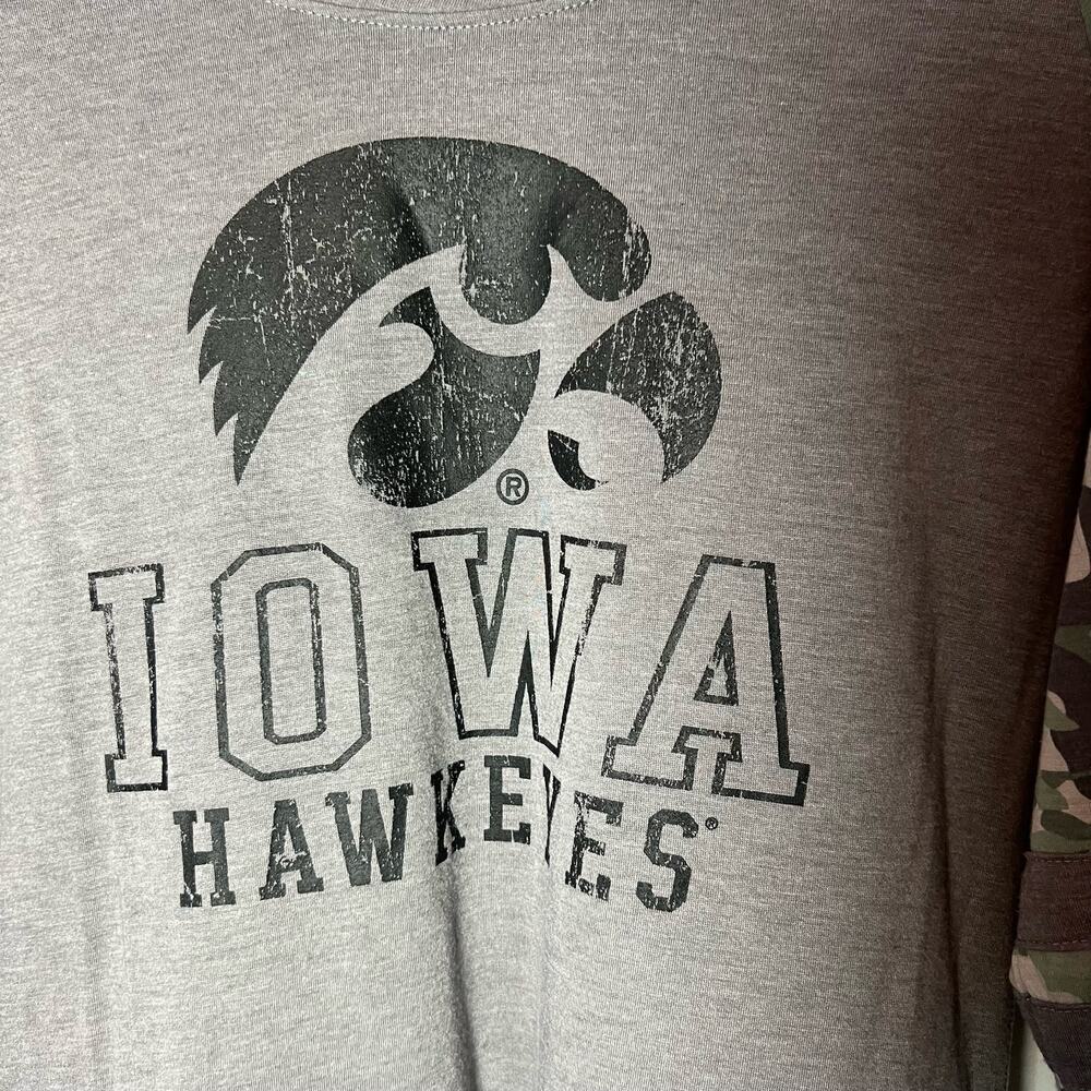Rivalry Threads Iowa Hawkeyes 3/4 Sleeve Tshirt Size Large - Picture 3 of 6